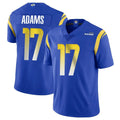 Punc LA.Rams #17 Davante Adams Player Royal Limited Vapor Untouchable Home Game Stitched Jerseys