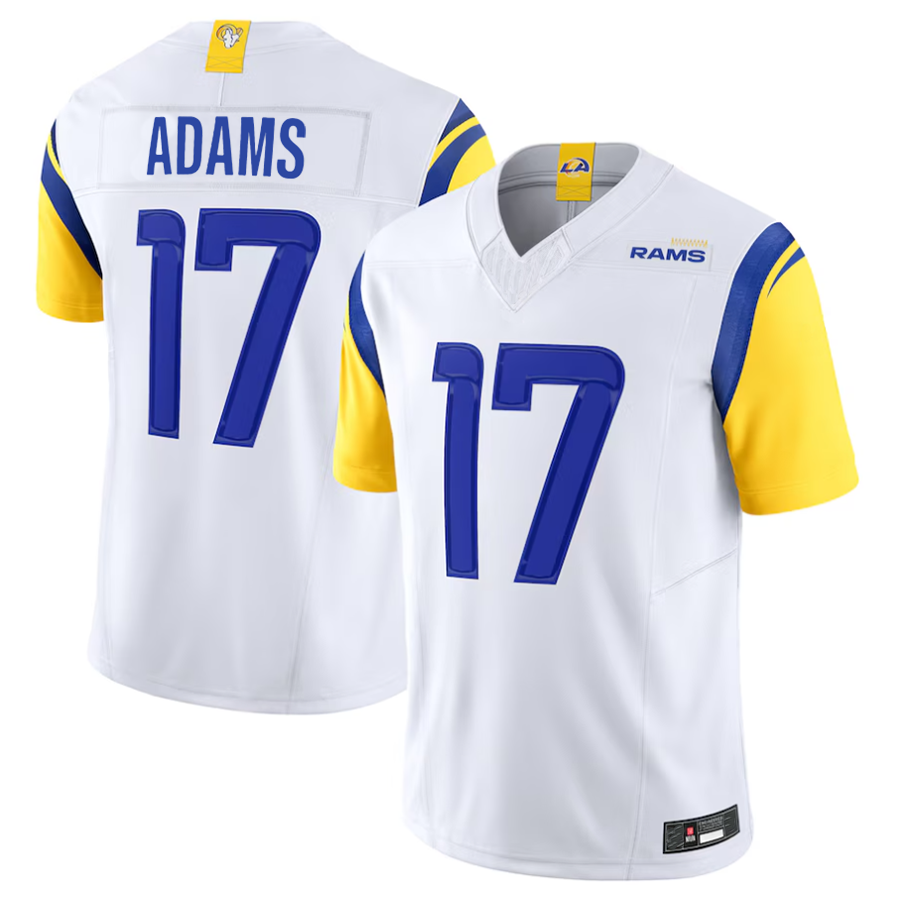 Punc LA.Rams #17 Davante Adams Player White F.U.S.E. Limited Stitched Jerseys