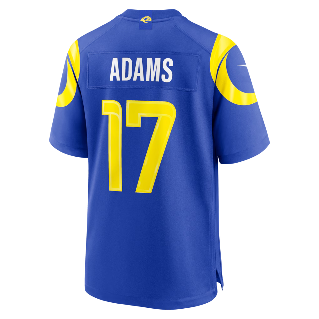 Punc LA.Rams #17 Davante Adams Royal Team Game Player Stitched Jerseys