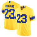 Punc LA.Rams #23 Kyren Williams Player Gold Classic Sol Vapor F.U.S.E. Home Game Stitched Jerseys