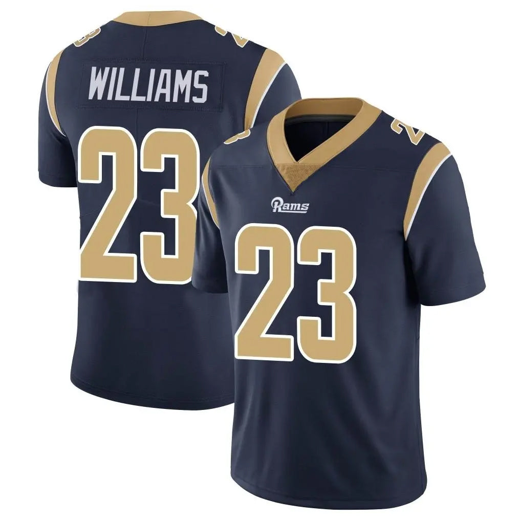 Punc LA.Rams #23 Kyren Williams Player Navy Limited Vapor Untouchable Home Game Stitched Jerseys