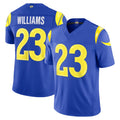 Punc LA.Rams #23 Kyren Williams Player Royal Limited Vapor F.U.S.E. Stitched Jerseys