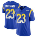 Punc LA.Rams #23 Kyren Williams Player Royal Limited Vapor Untouchable Home Game Stitched Jerseys