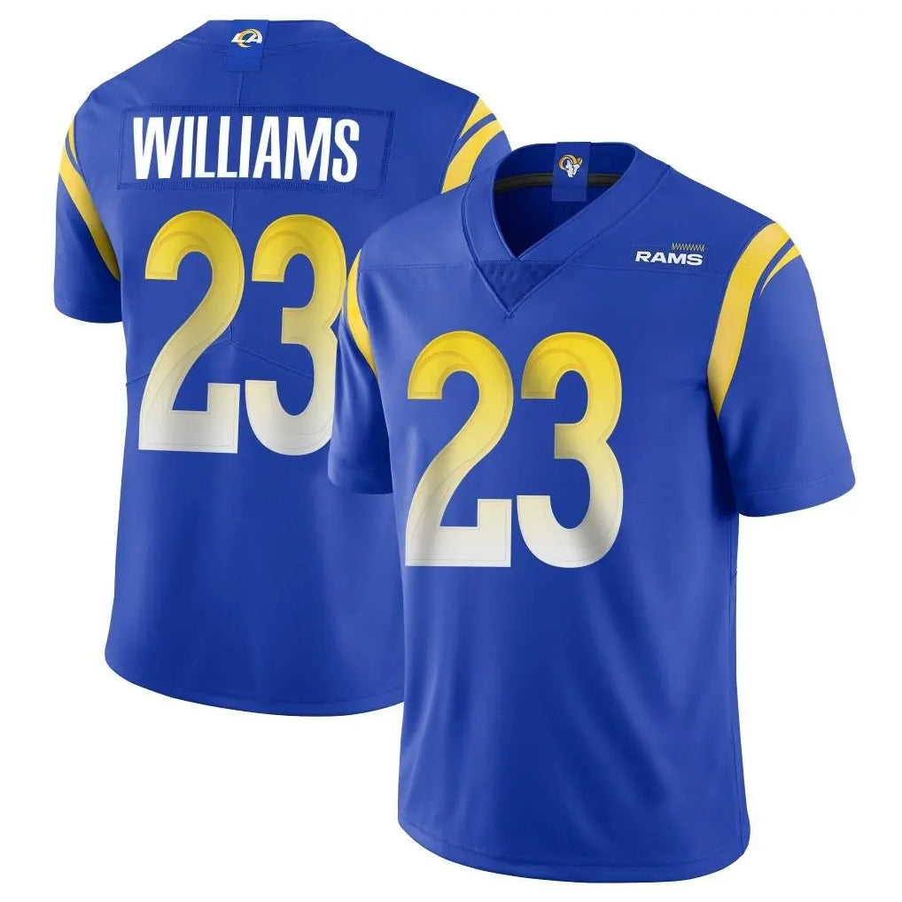 Punc LA.Rams #23 Kyren Williams Player Royal Limited Vapor Untouchable Home Game Stitched Jerseys