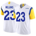 Punc LA.Rams #23 Kyren Williams Player White Limited Vapor F.U.S.E. Stitched Jerseys