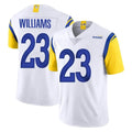 Punc LA.Rams #23 Kyren Williams Player White Limited Vapor Untouchable Home Game Stitched Jerseys
