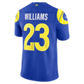 Punc LA.Rams #23 Kyren Williams Royal Team Vapor F.U.S.E. Stitched Limited Jerseys