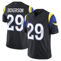Punc LA.Rams #29 Eric Dickerson Player Black Rivalries Vapor Limited Stitched Jerseys