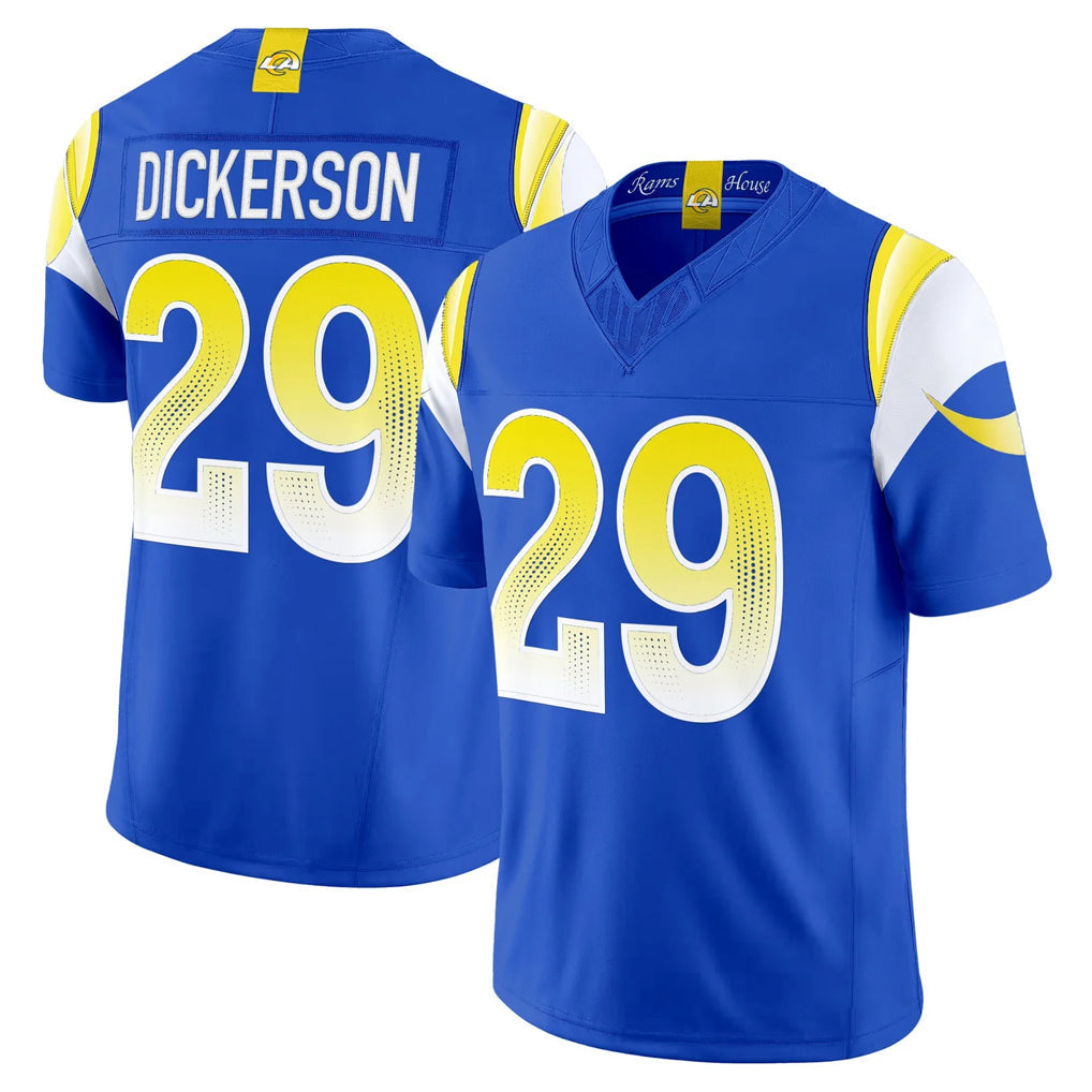 Punc LA.Rams #29 Eric Dickerson Player Royal Rivalries Vapor Limited Home Game Stitched Jerseys