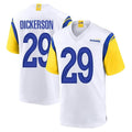 Punc LA.Rams #29 Eric Dickerson Player White Home Game Stitched Jerseys