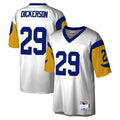 Punc LA.Rams #29 Eric Dickerson Player White Mitchell & Ness Legacy Replica Stitched Jerseys
