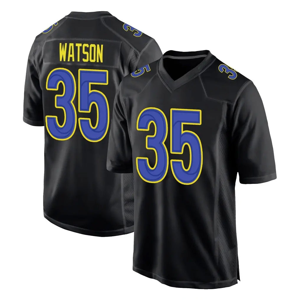 Punc LA.Rams #35 Jaylen Watson Player Black Fashion Limited Home Game Stitched Jerseys