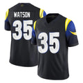Punc LA.Rams #35 Jaylen Watson Player Black Midnight Rivalries Collection Limited Home Game Stitched Jerseys