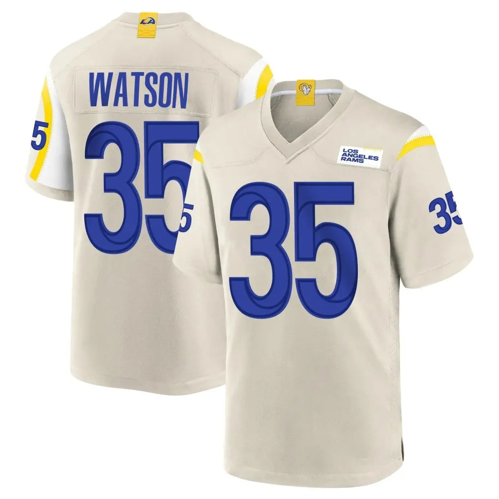 Punc LA.Rams #35 Jaylen Watson Player Bone Home Game Stitched Jerseys