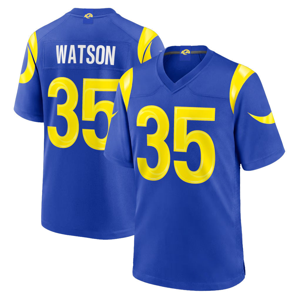 Punc LA.Rams #35 Jaylen Watson Player Royal Limited Home Game Stitched Jerseys