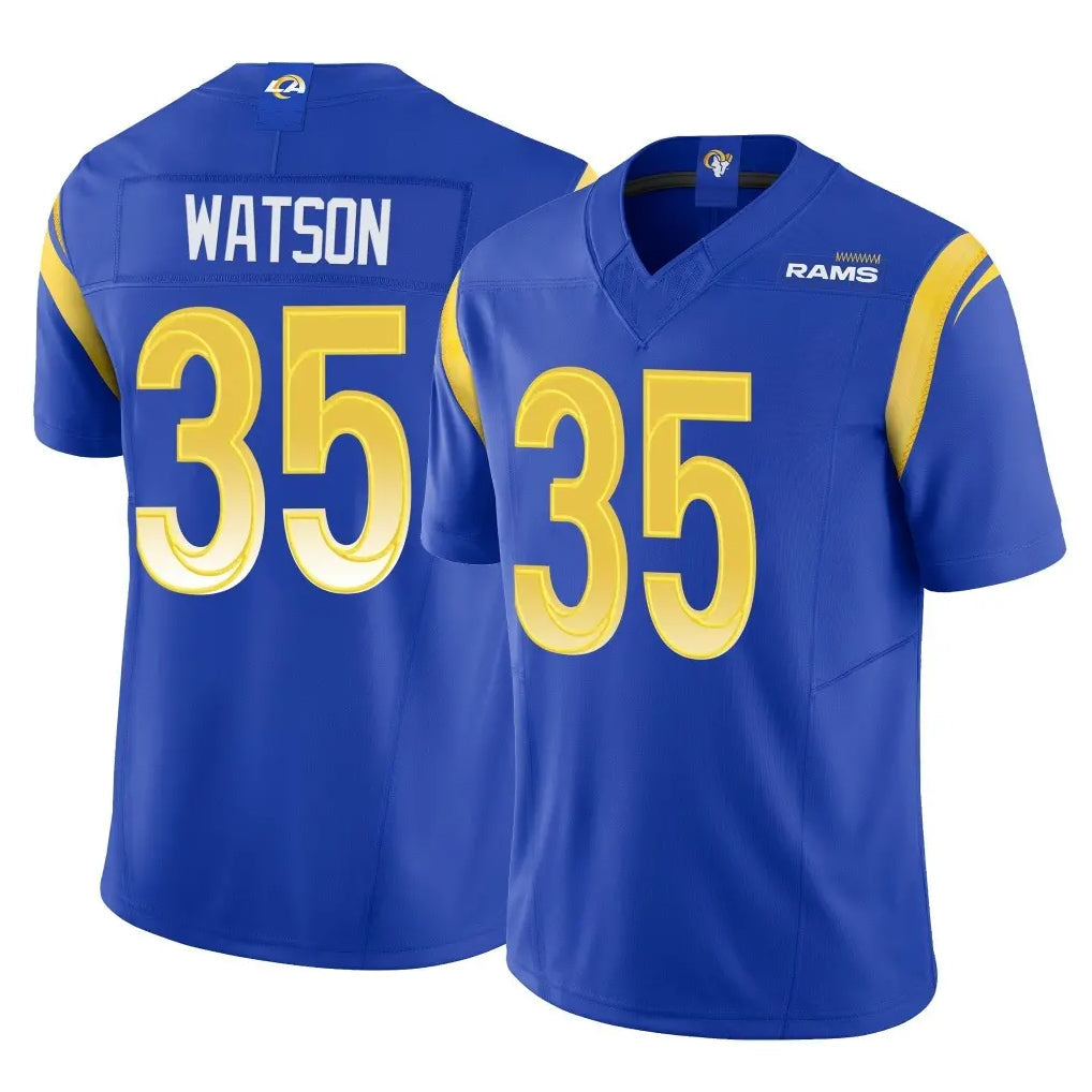 Punc LA.Rams #35 Jaylen Watson Player Royal Limited Vapor F.U.S.E. Home Game Stitched Jerseys
