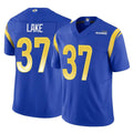 Punc LA.Rams #37 Quentin Lake Player Royal Limited Vapor F.U.S.E. Home Game Stitched Jerseys