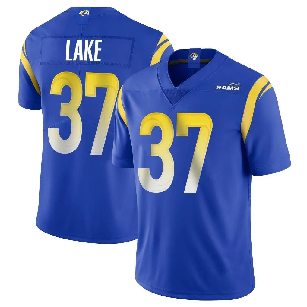 Punc LA.Rams #37 Quentin Lake Player Royal Limited Vapor Untouchable Home Game Stitched Jerseys