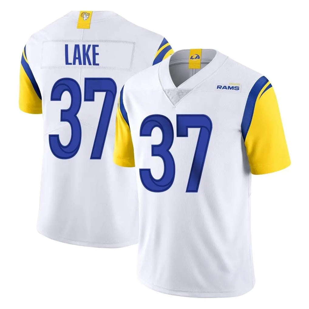 Punc LA.Rams #37 Quentin Lake Player White Limited Vapor Untouchable Home Game Stitched Jerseys