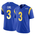 Punc LA.Rams #3 Kam Curl Player Royal Limited Vapor F.U.S.E. Home Game Stitched Jerseys