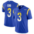 Punc LA.Rams #3 Kam Curl Player Royal Limited Vapor Untouchable Home Game Stitched Jerseys