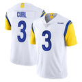 Punc LA.Rams #3 Kam Curl Player White Limited Vapor Untouchable Home Game Stitched Jerseys