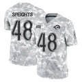 Punc LA.Rams #48 Omar Speights Player Arctic Camo Salute To Service Limited Game Stitched Jerseys