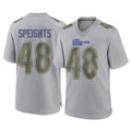 Punc LA.Rams #48 Omar Speights Player Gray Atmosphere Fashion Home Game Stitched Jerseys