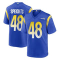Punc LA.Rams #48 Omar Speights Player Royal Home Game Stitched Jerseys