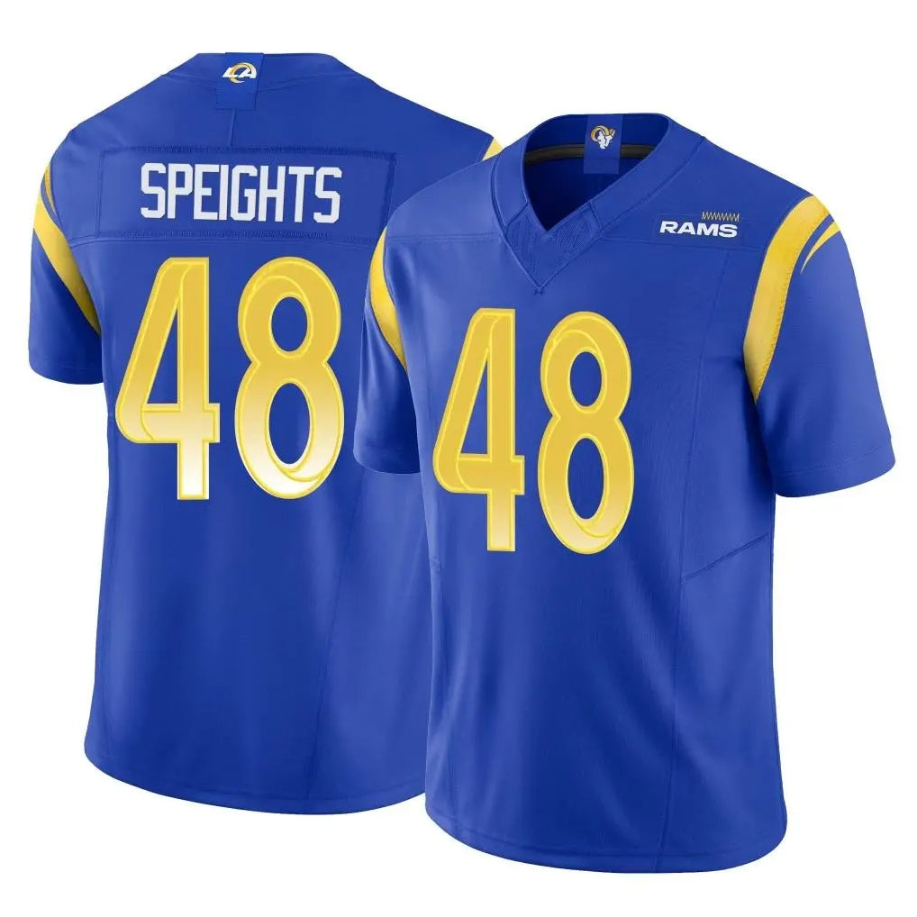 Punc LA.Rams #48 Omar Speights Player Royal Limited Vapor F.U.S.E. Home Game Stitched Jerseys