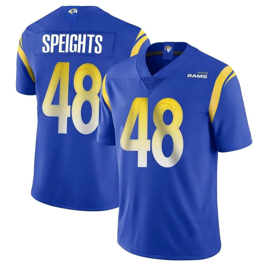 Punc LA.Rams #48 Omar Speights Player Royal Limited Vapor Untouchable Home Game Stitched Jerseys