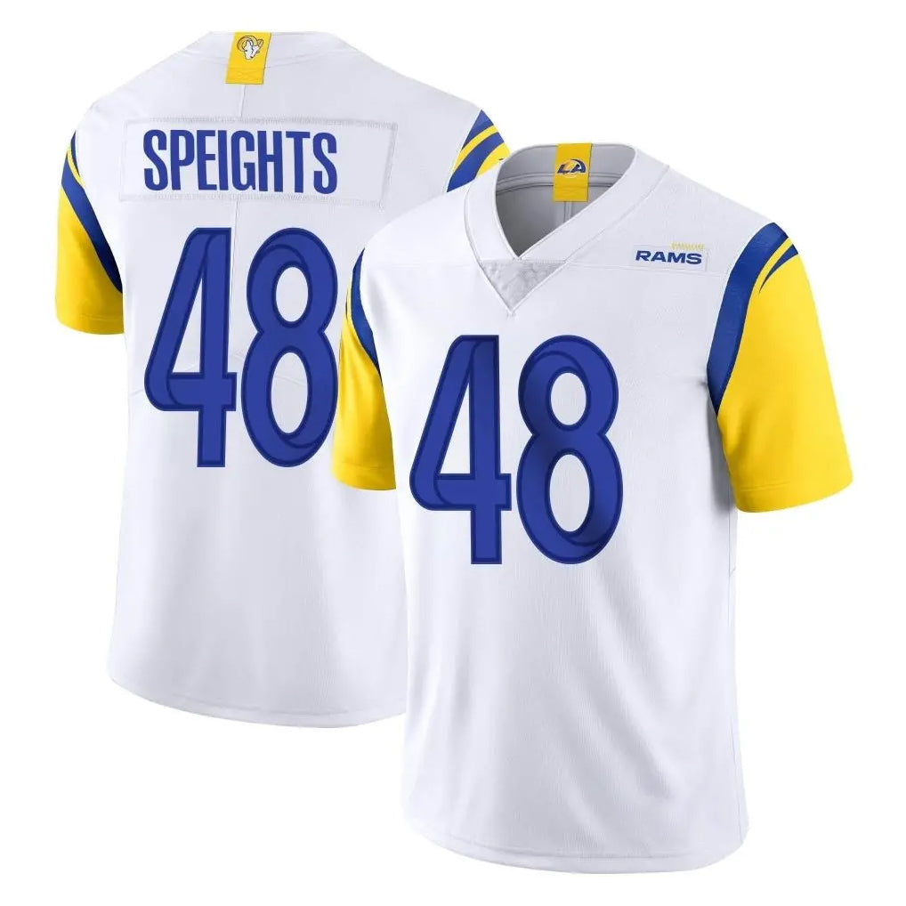 Punc LA.Rams #48 Omar Speights Player White Limited Vapor Untouchable Home Game Stitched Jerseys