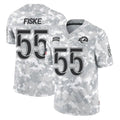 Punc LA.Rams #55 Braden Fiske Player Arctic Camo Salute To Service Limited Game Stitched Jerseys