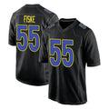 Punc LA.Rams #55 Braden Fiske Player Black Fashion Limited Home Game Stitched Jerseys