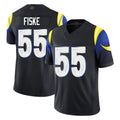 Punc LA.Rams #55 Braden Fiske Player Black Midnight Rivalries Collection Limited Home Game Stitched Jerseys