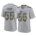 Punc LA.Rams #55 Braden Fiske Player Gray Atmosphere Fashion Home Game Stitched Jerseys