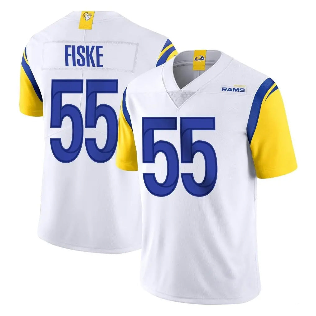 Punc LA.Rams #55 Braden Fiske Player White Limited Vapor Untouchable Home Game Stitched Jerseys