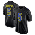 Punc LA.Rams #5 Kamren Kinchens Player Black Fashion Limited Home Game Stitched Jerseys