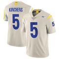 Punc LA.Rams #5 Kamren Kinchens Player Bone Limited Vapor Home Game Stitched Jerseys