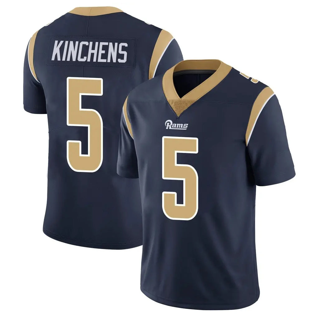 Punc LA.Rams #5 Kamren Kinchens Player Navy Limited Vapor Untouchable Home Game Stitched Jerseys