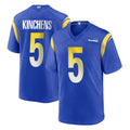 Punc LA.Rams #5 Kamren Kinchens Player Royal Home Game Stitched Jerseys