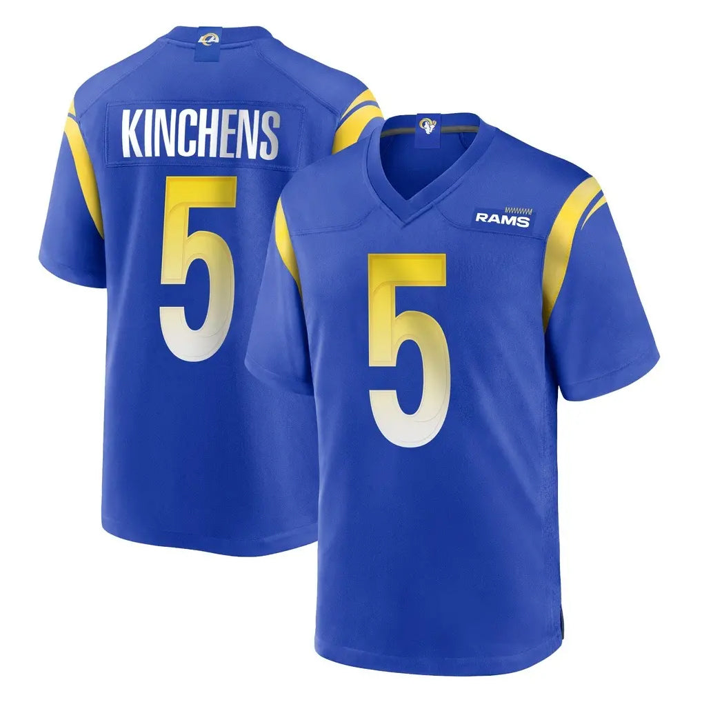 Punc LA.Rams #5 Kamren Kinchens Player Royal Home Game Stitched Jerseys