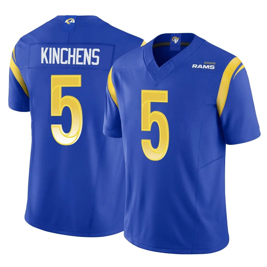 Punc LA.Rams #5 Kamren Kinchens Player Royal Limited Vapor F.U.S.E. Home Game Stitched Jerseys