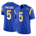 Punc LA.Rams #5 Kamren Kinchens Player Royal Limited Vapor F.U.S.E. Home Game Stitched Jerseys
