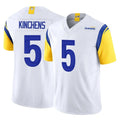 Punc LA.Rams #5 Kamren Kinchens Player White Limited Vapor F.U.S.E. Home Game Stitched Jerseys
