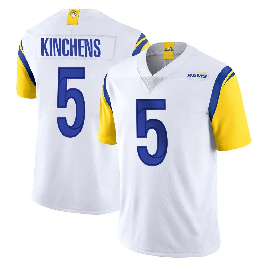 Punc LA.Rams #5 Kamren Kinchens Player White Limited Vapor Untouchable Home Game Stitched Jerseys