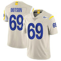 Punc LA.Rams #69 Kevin Dotson Player Bone Limited Vapor Home Game Stitched Jerseys