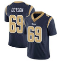 Punc LA.Rams #69 Kevin Dotson Player Navy Limited Vapor Untouchable Home Game Stitched Jerseys
