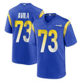 Punc LA.Rams #73 Steve Avila Player Royal Home Game Stitched Jerseys