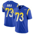 Punc LA.Rams #73 Steve Avila Player Royal Limited Vapor Untouchable Home Game Stitched Jerseys